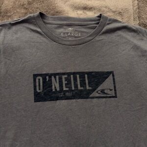 O'Neill Gray Logo Short Sleeve Tee